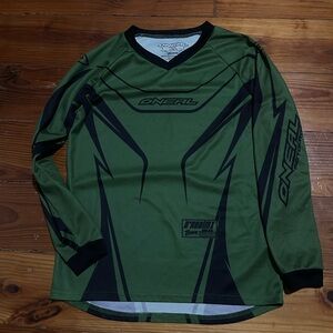 O'Neal Green and Black kids Motocross Jersey